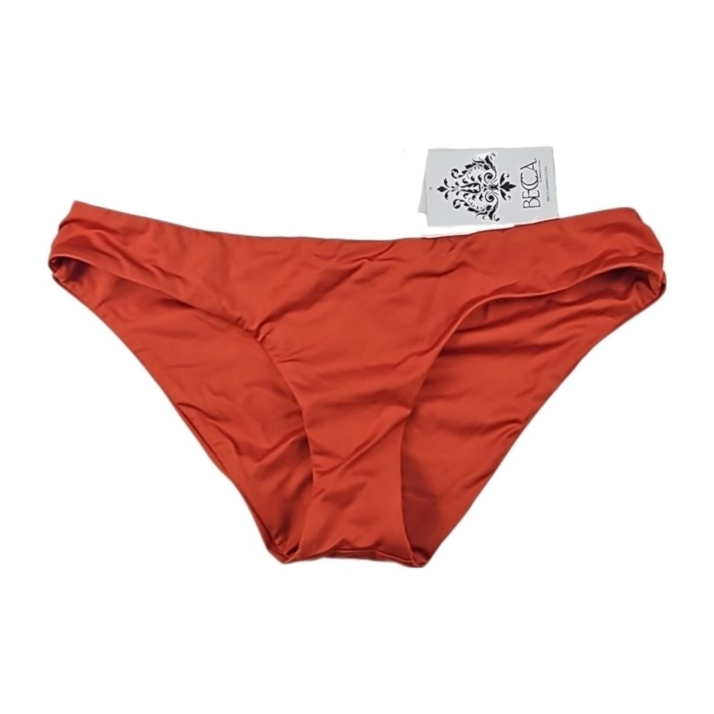 Orange Becca Swim Bottom